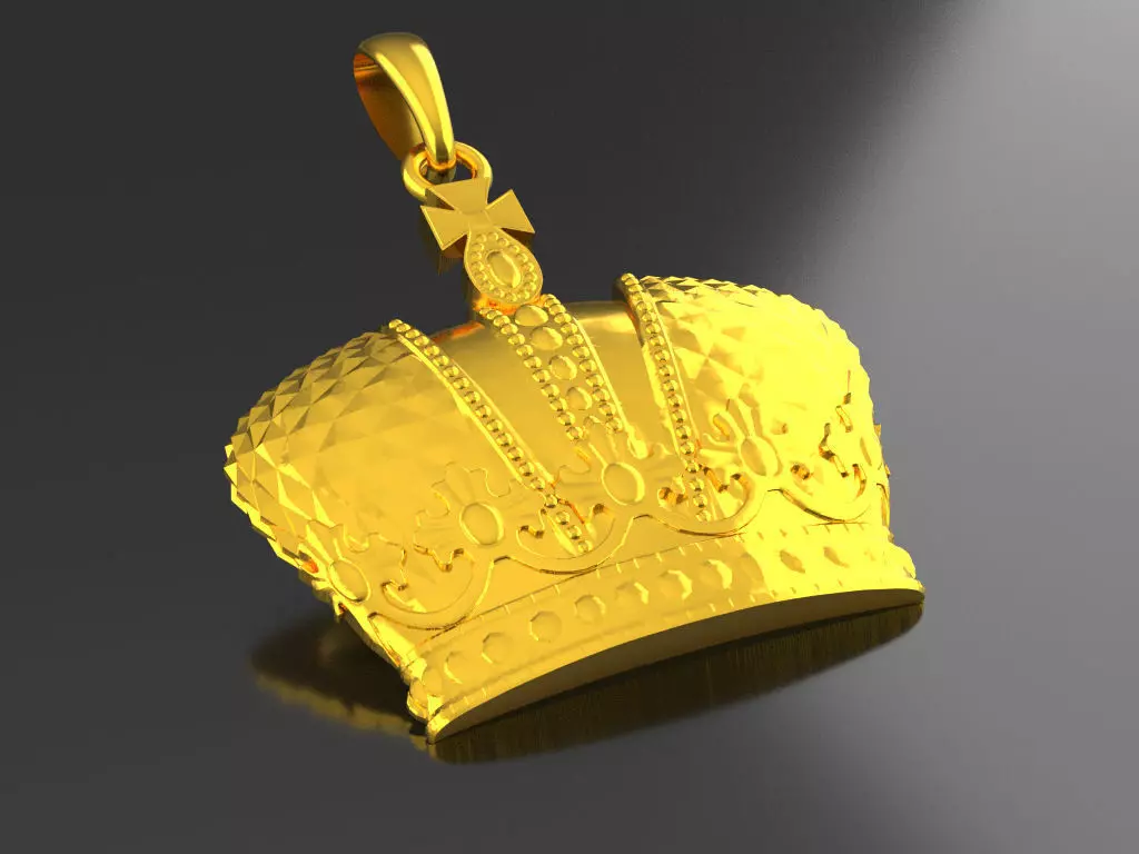 crown pendant 3D print model