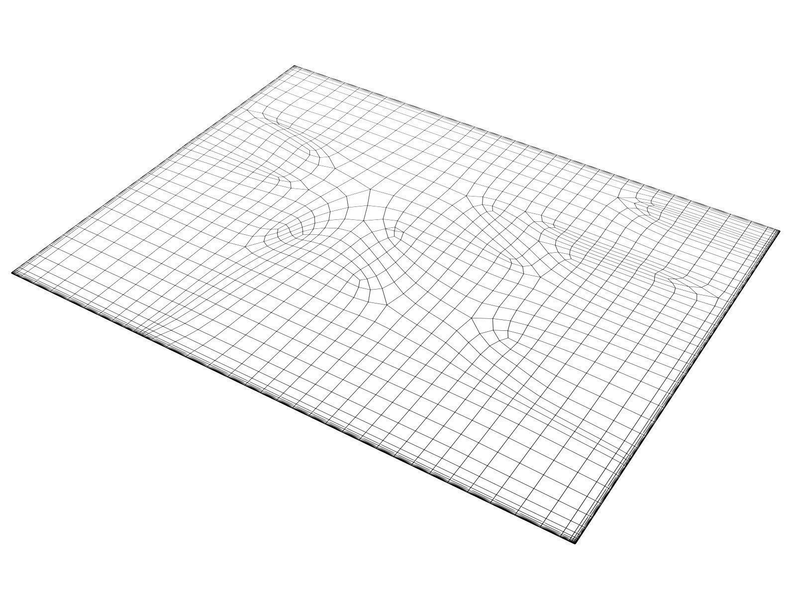 Marouk Plain 1D02 Carpet 3D model_2