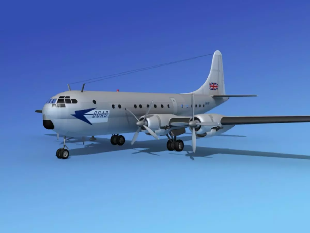Boeing 377 BOAC 1 3D model