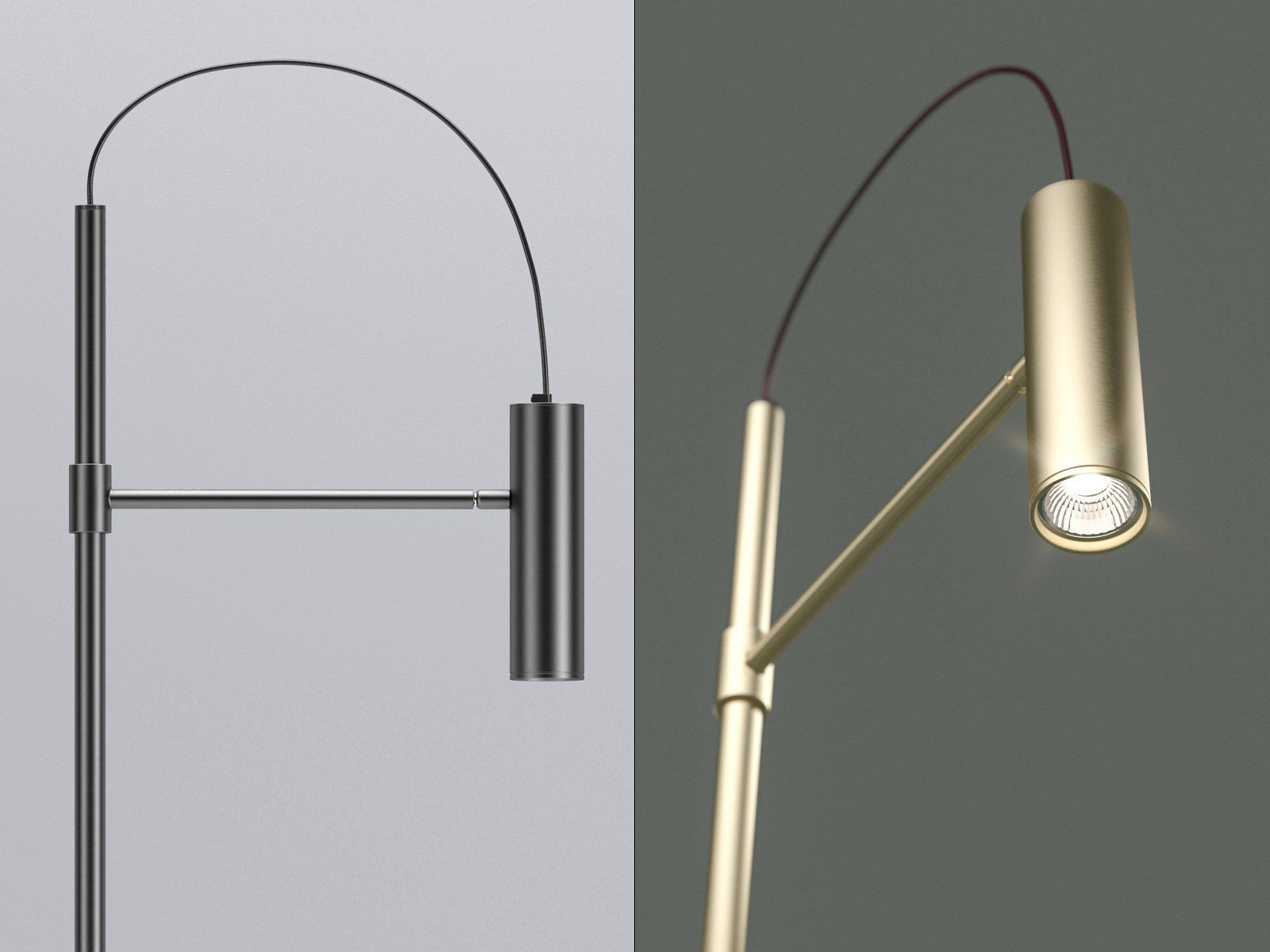 Sabeen Floor Lamp 3D model_2