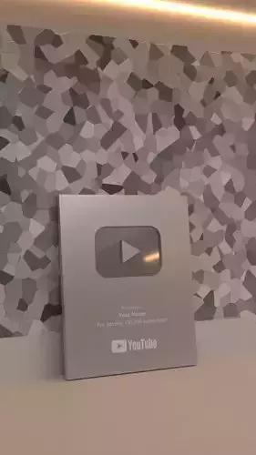 Silver Playbutton 