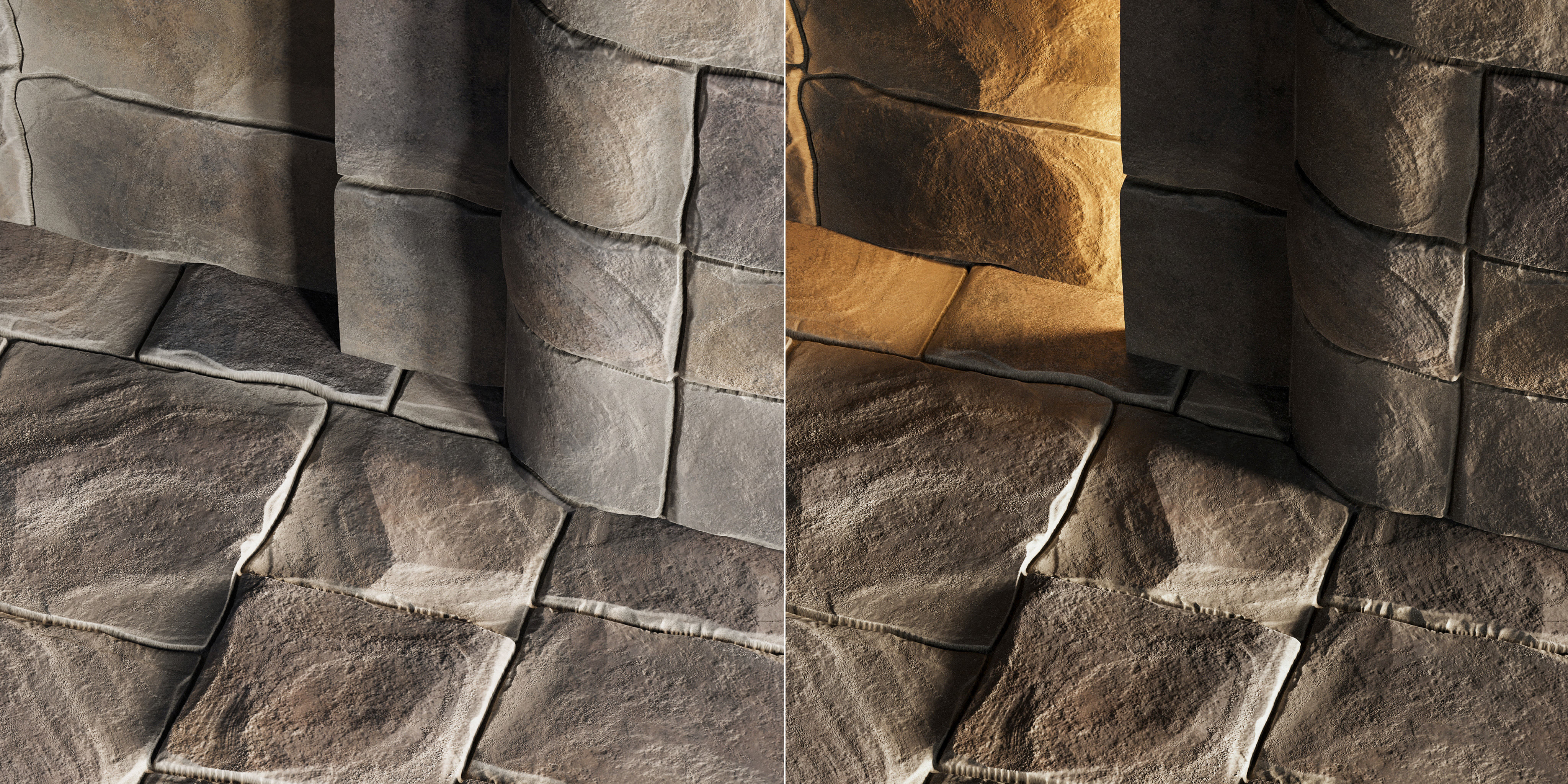 H104 Stone Field - PBR - 4K - Seamless Low-poly 3D model_10