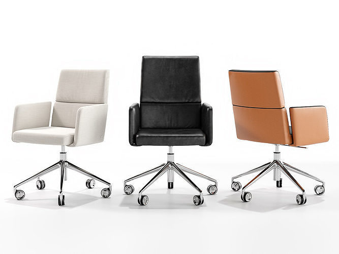DS 414 Swivel Armchair 3D model