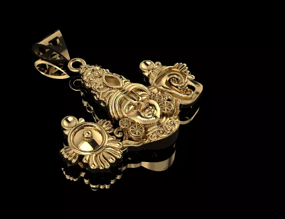 Balaji Pendant 3D print model_0