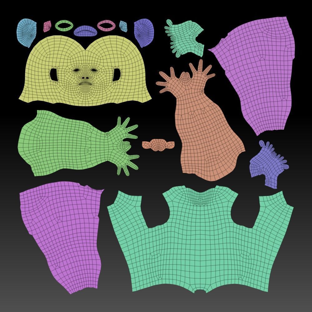 Male body 3D model_21