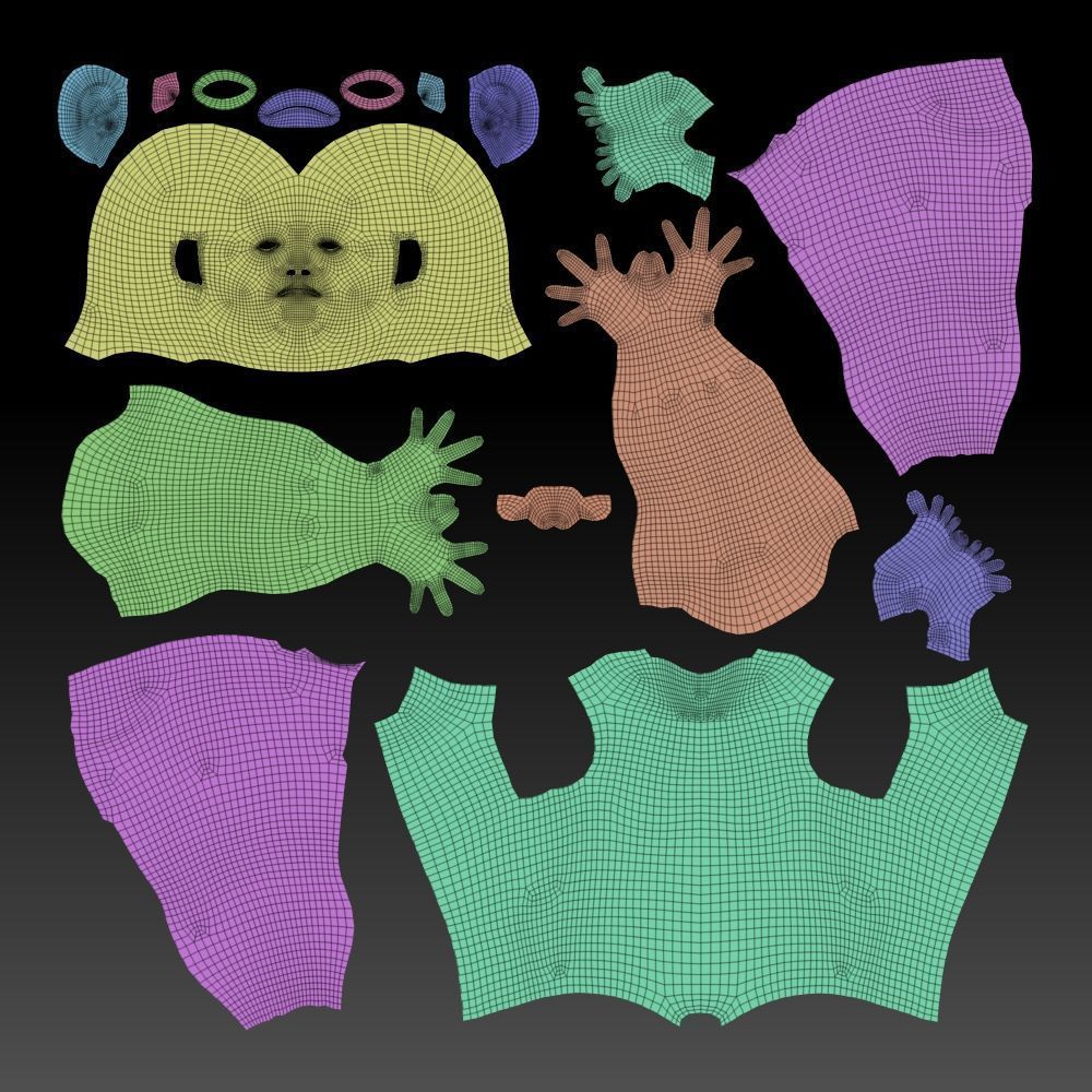 Male body 3D model_22