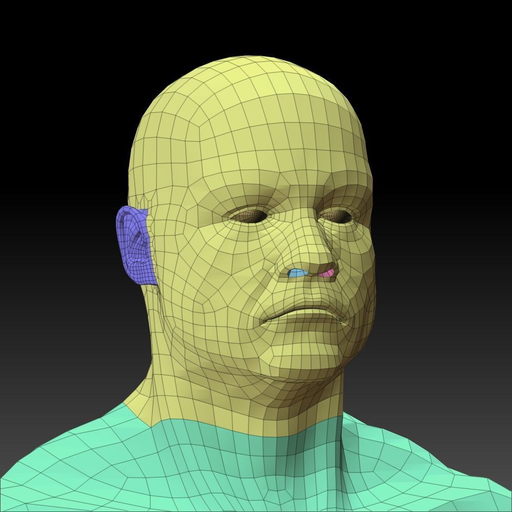 Male body 3D model_20