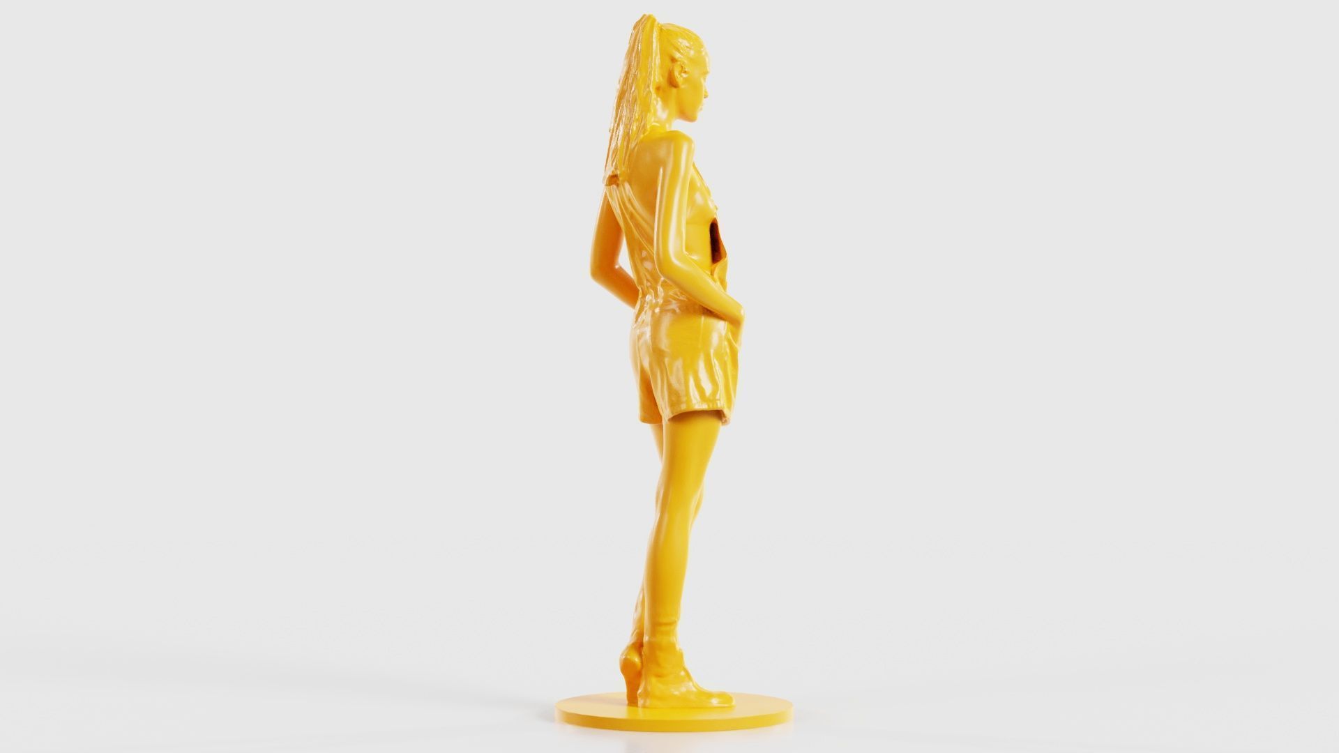 Woman Wearing Salopet 2 3D print model_21