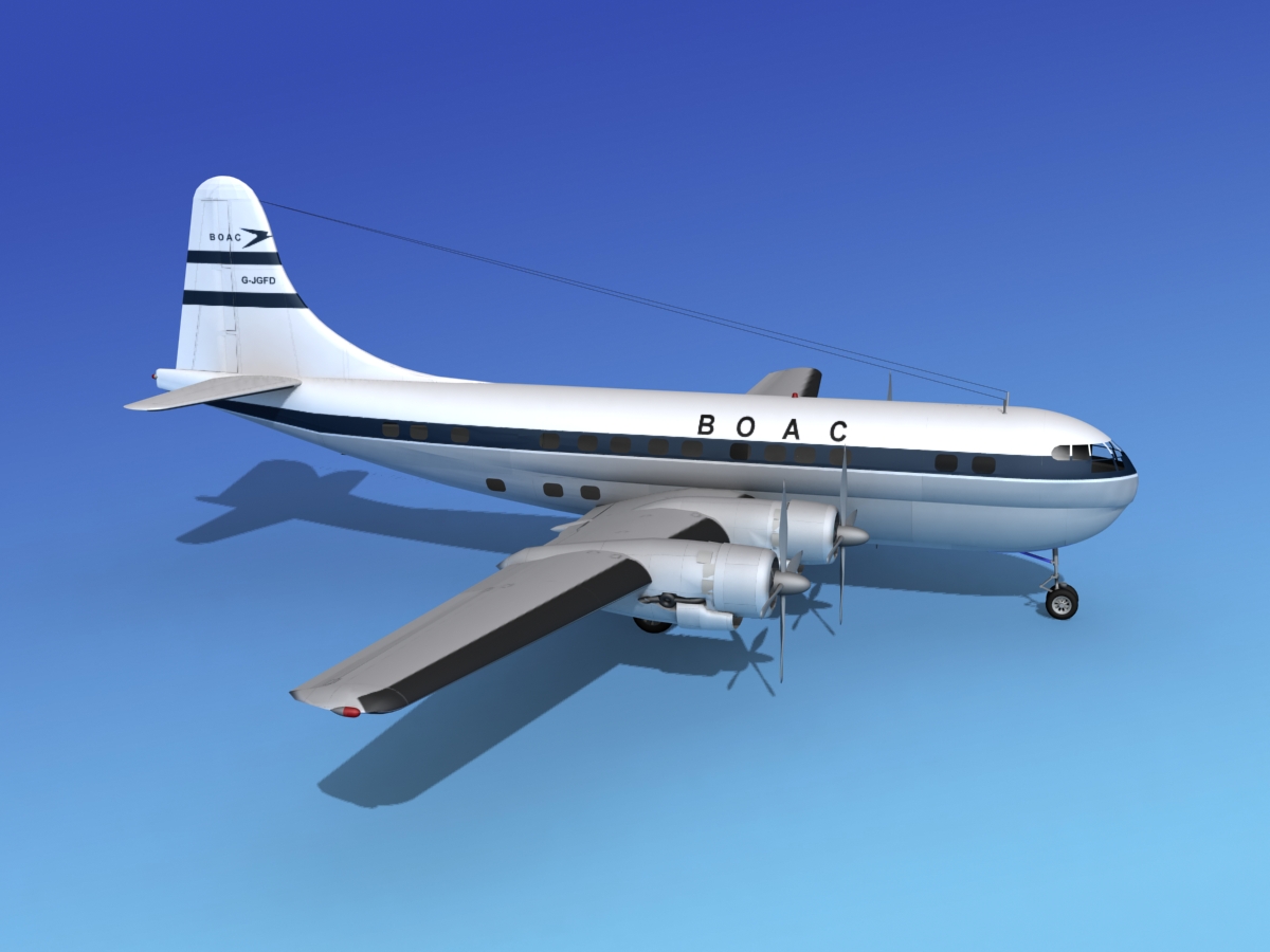 Boeing 377 BOAC 2 3D model_3