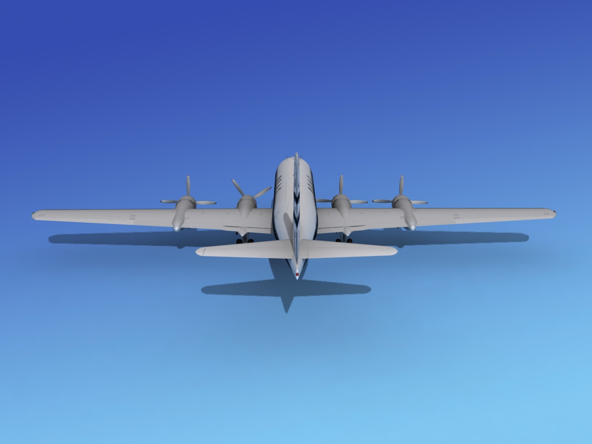 Boeing 377 BOAC 2 3D model_6