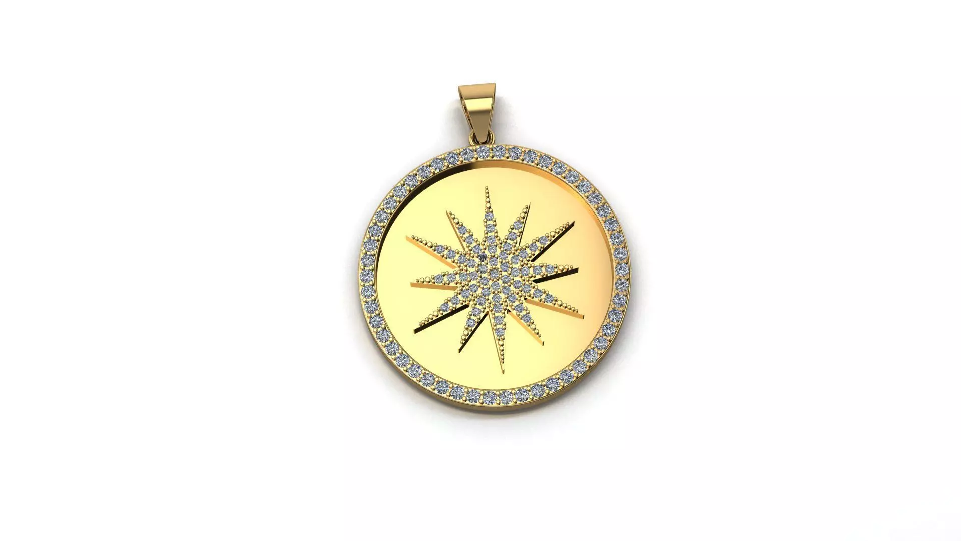 bethlehem star pendant Free 3D print model_0