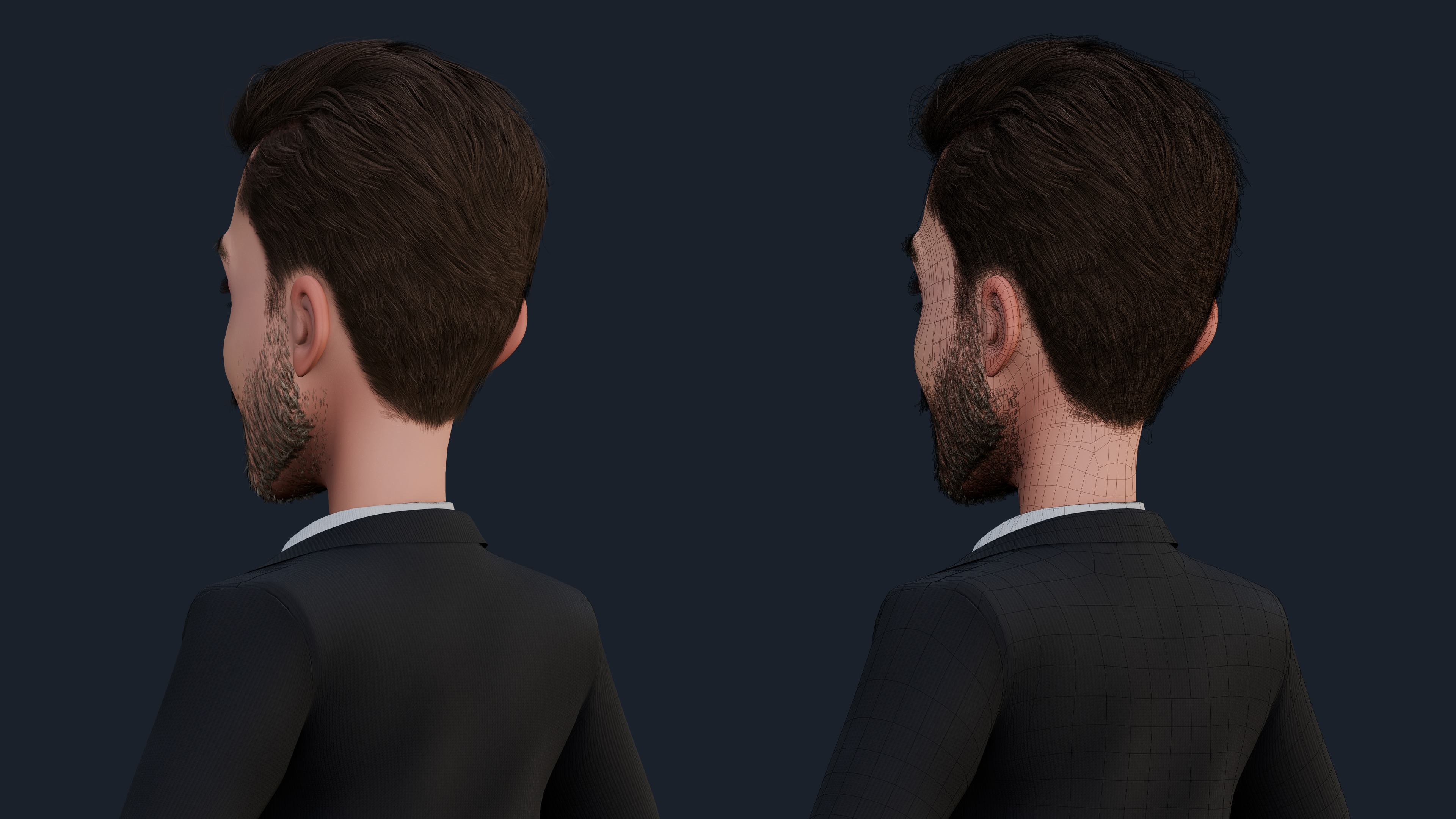 CARTOON FATHER - NORIG MAN 3D model_3