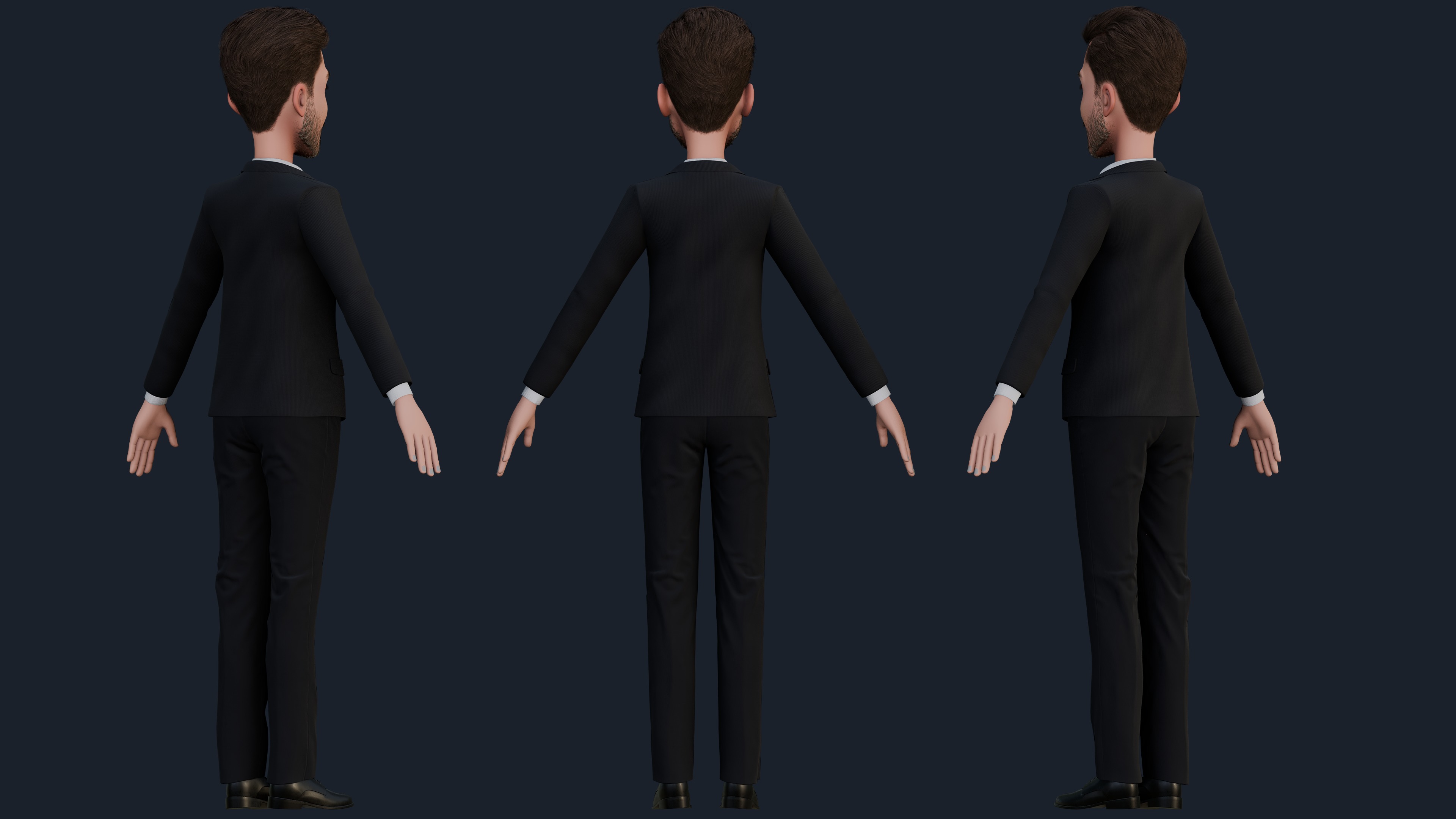 CARTOON FATHER - NORIG MAN 3D model_14