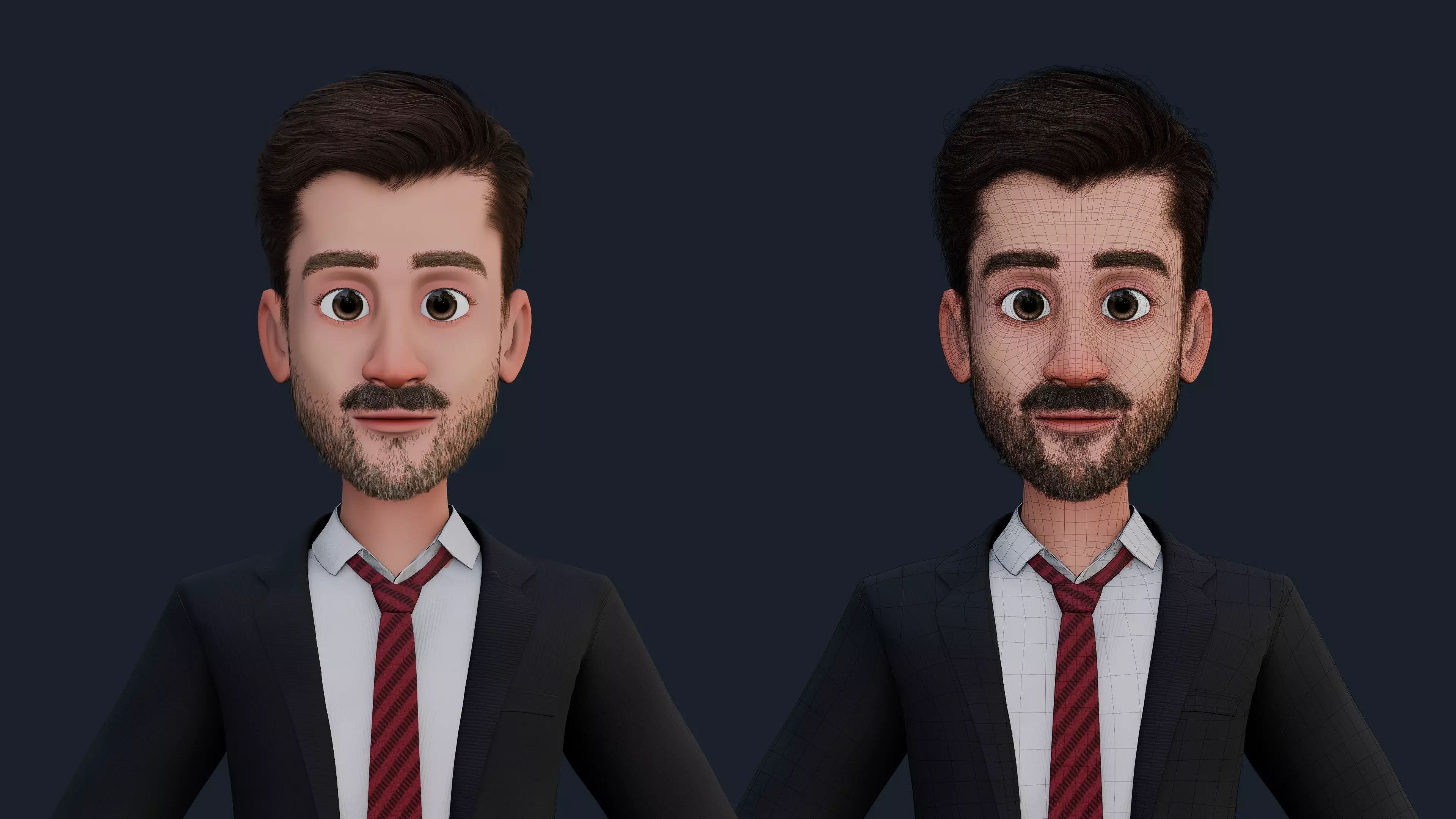 CARTOON FATHER - NORIG MAN 3D model_0