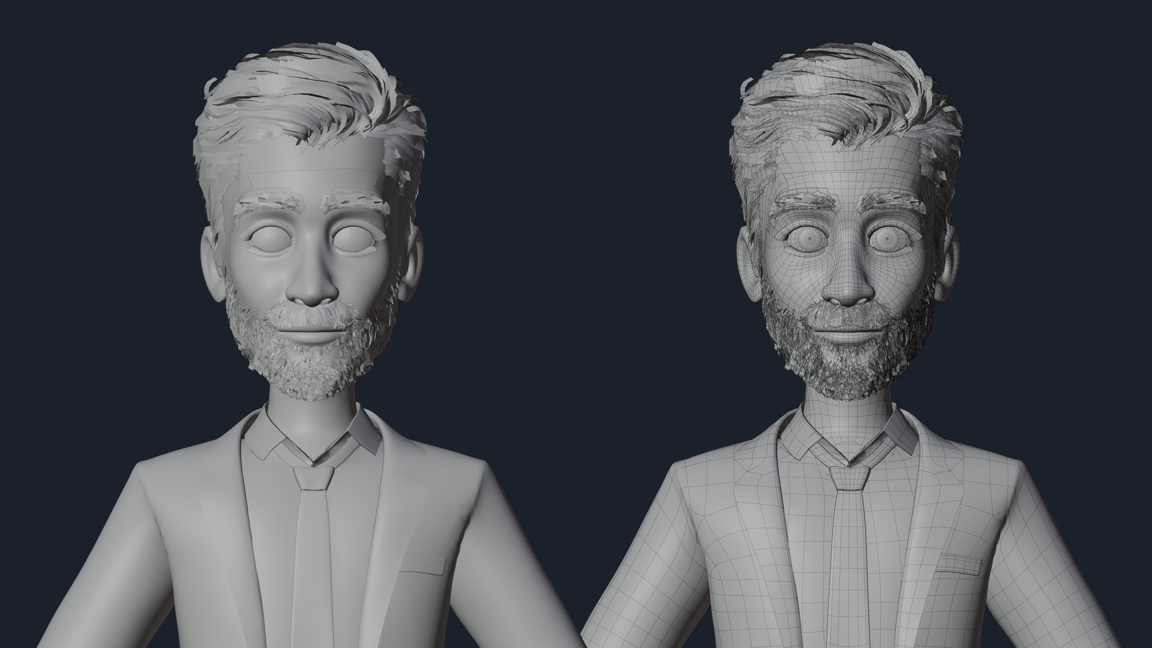 CARTOON FATHER - NORIG MAN 3D model_8