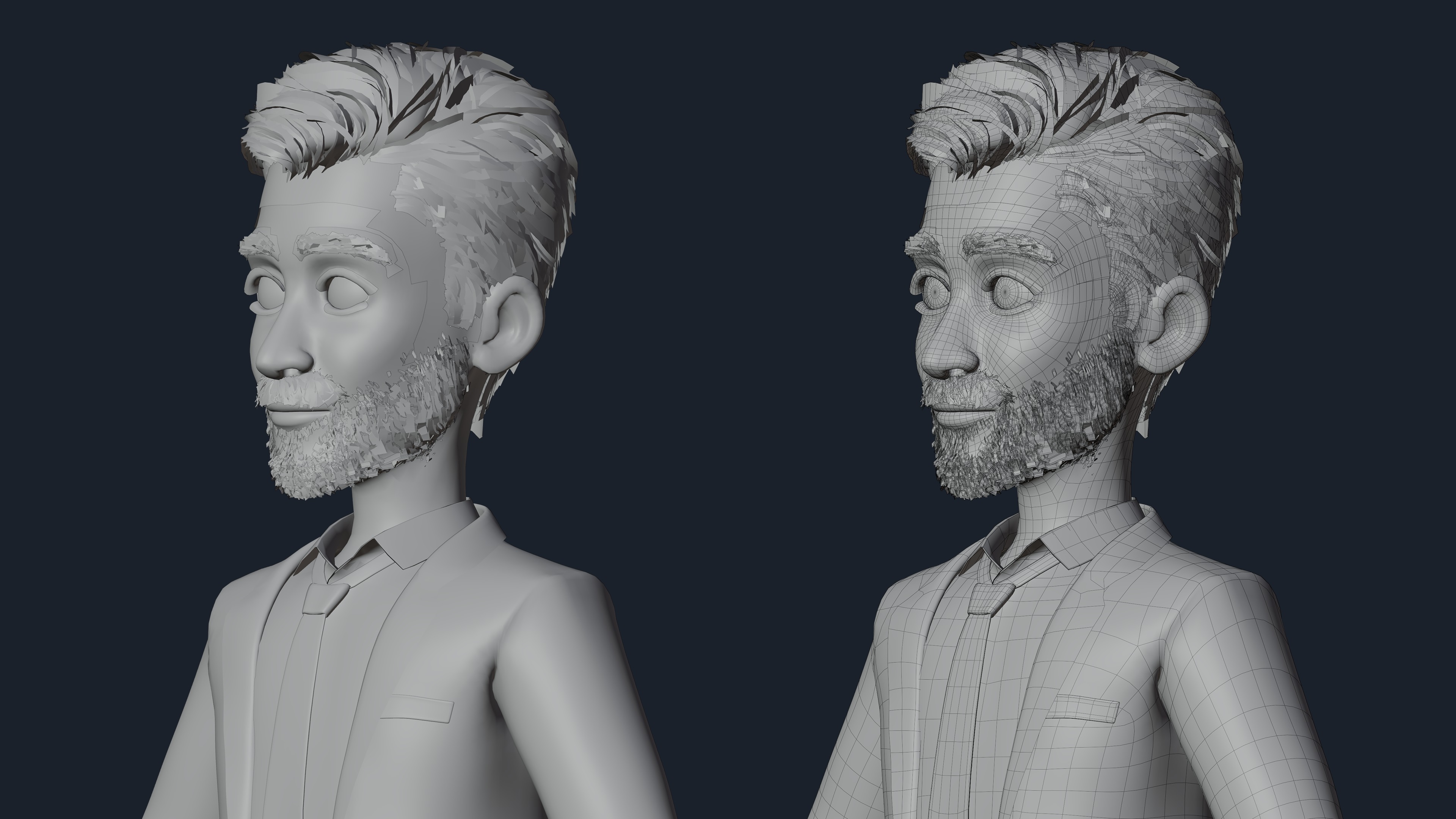 CARTOON FATHER - NORIG MAN 3D model_10