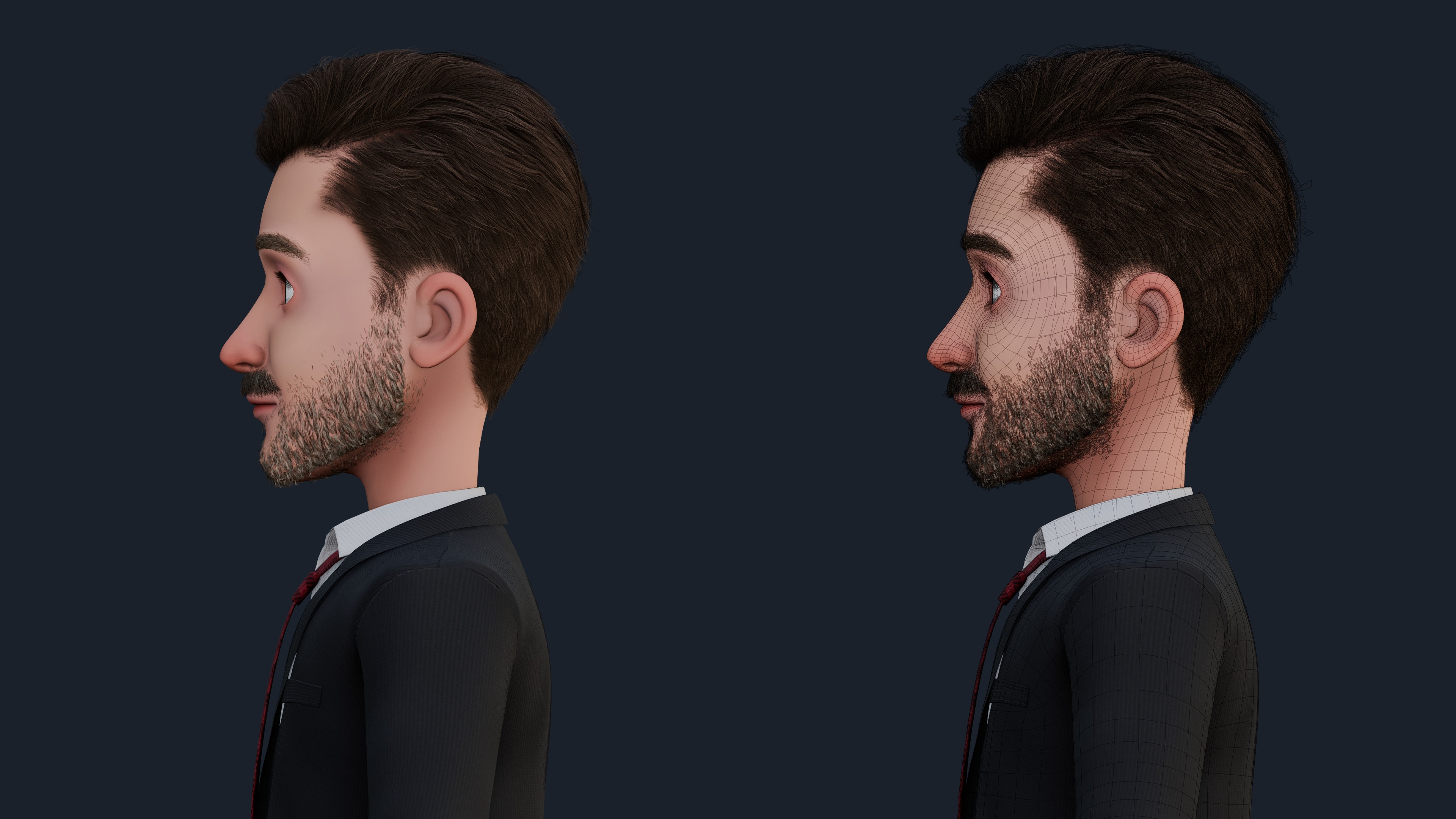 CARTOON FATHER - NORIG MAN 3D model_2