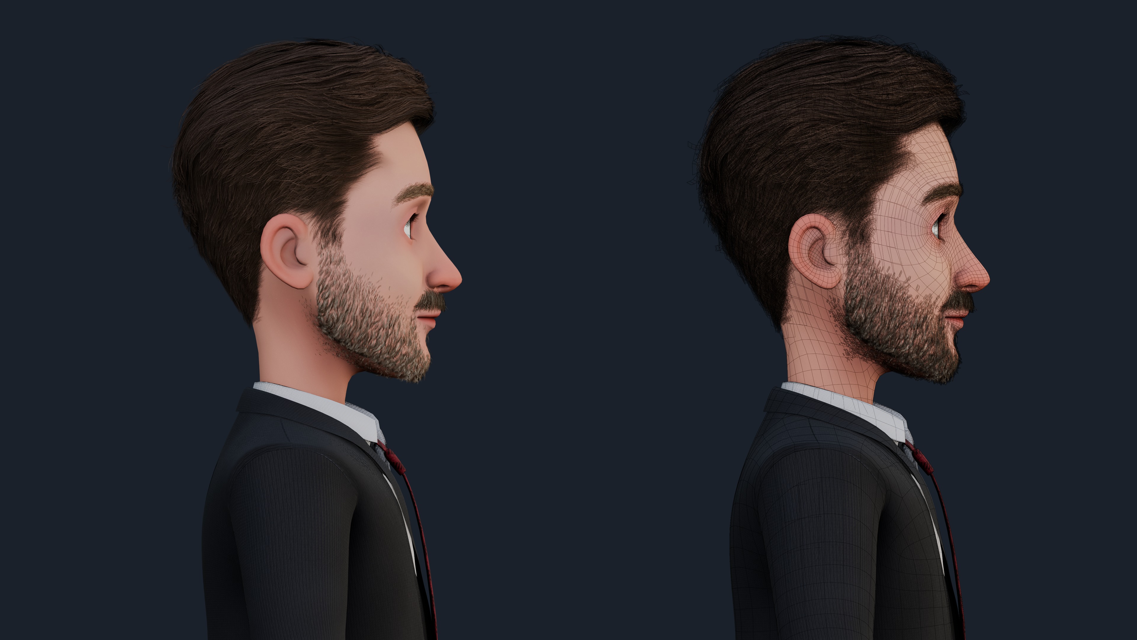 CARTOON FATHER - NORIG MAN 3D model_6