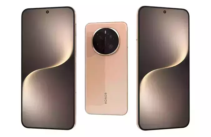 Honor Magic 7 Morning Glow Gold 3D model