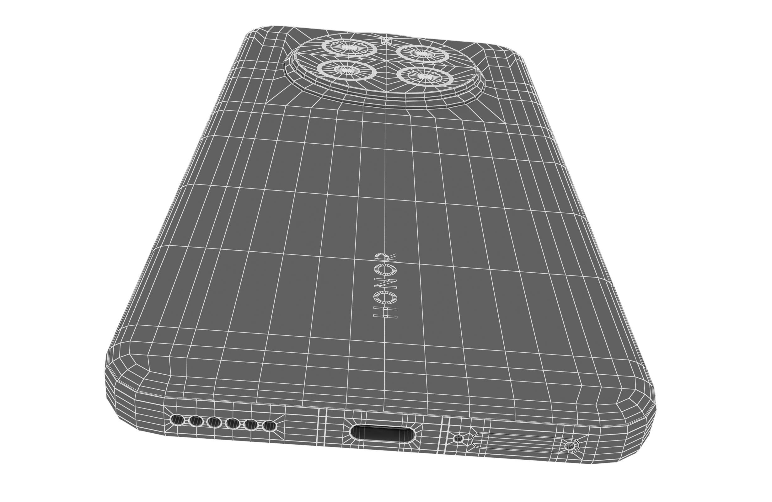 Honor Magic 7 Sky Blue 3D model_21