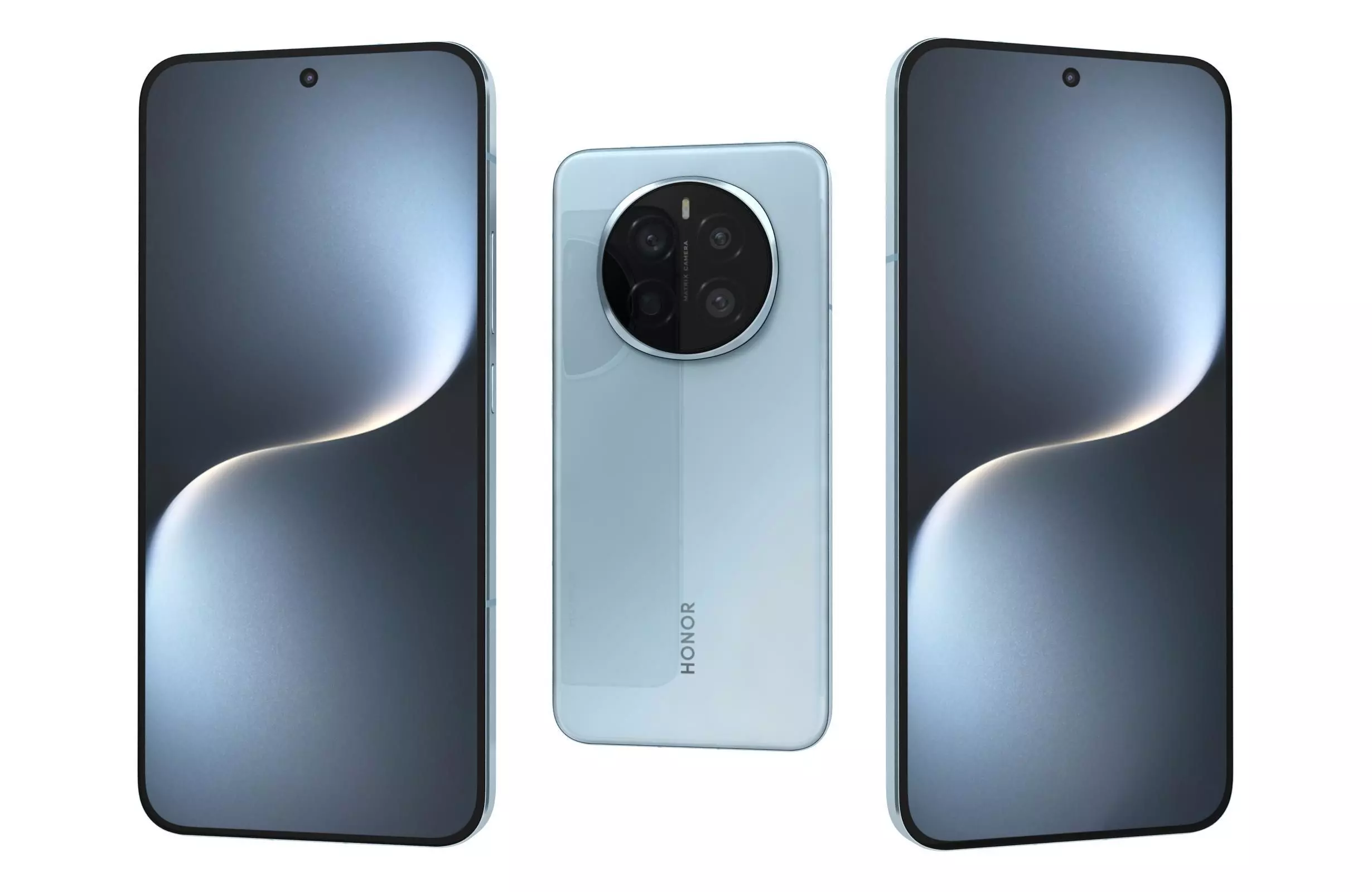 Honor Magic 7 Sky Blue 3D model_0