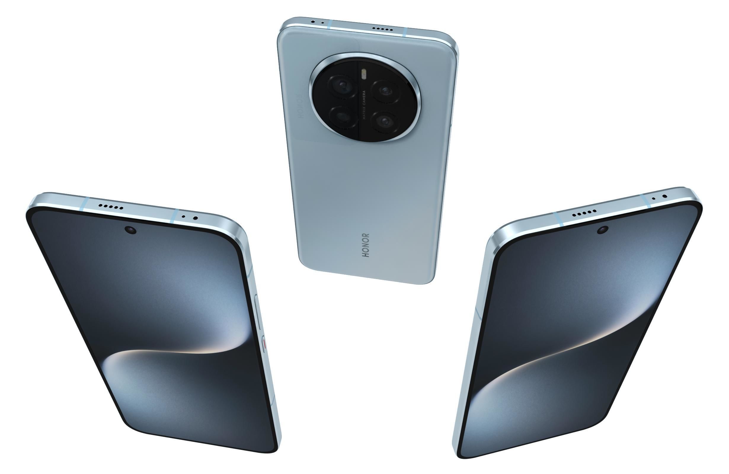 Honor Magic 7 Sky Blue 3D model_1