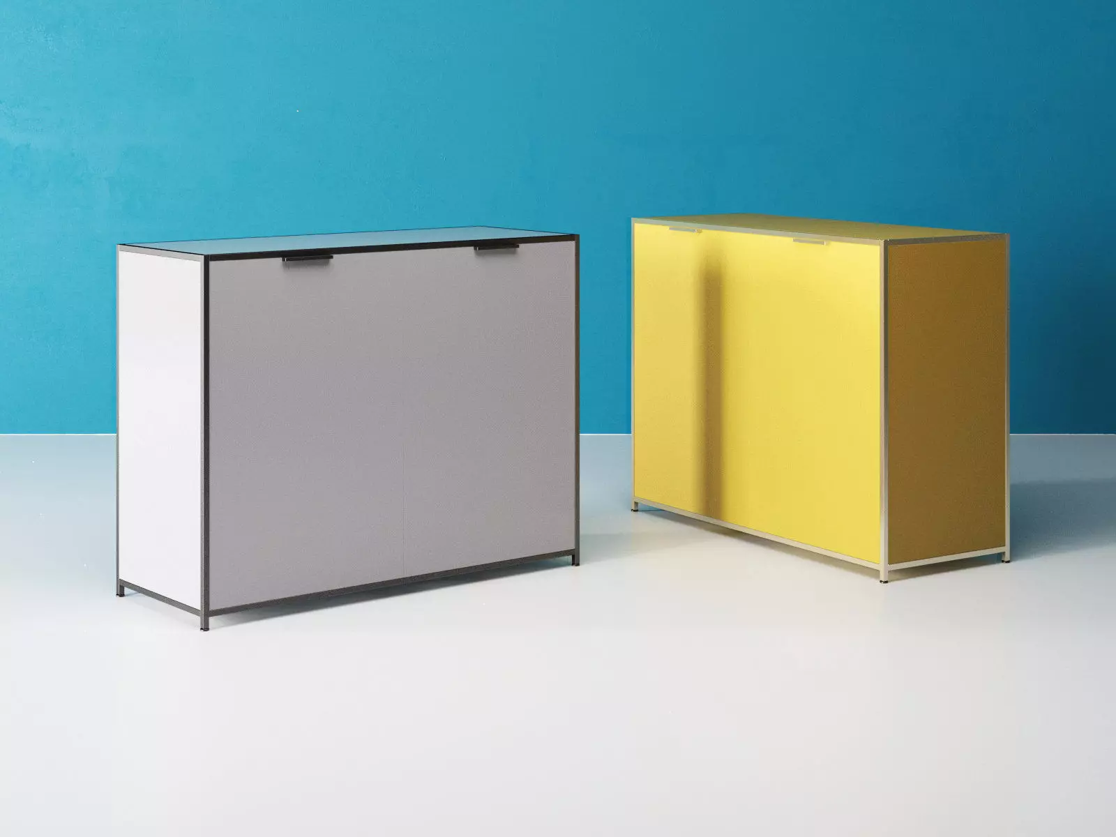 Dita Sideboard with two doors 3D model_0