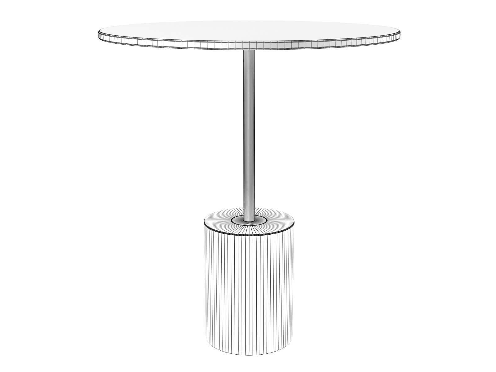 Jey Side Table 3D model_2