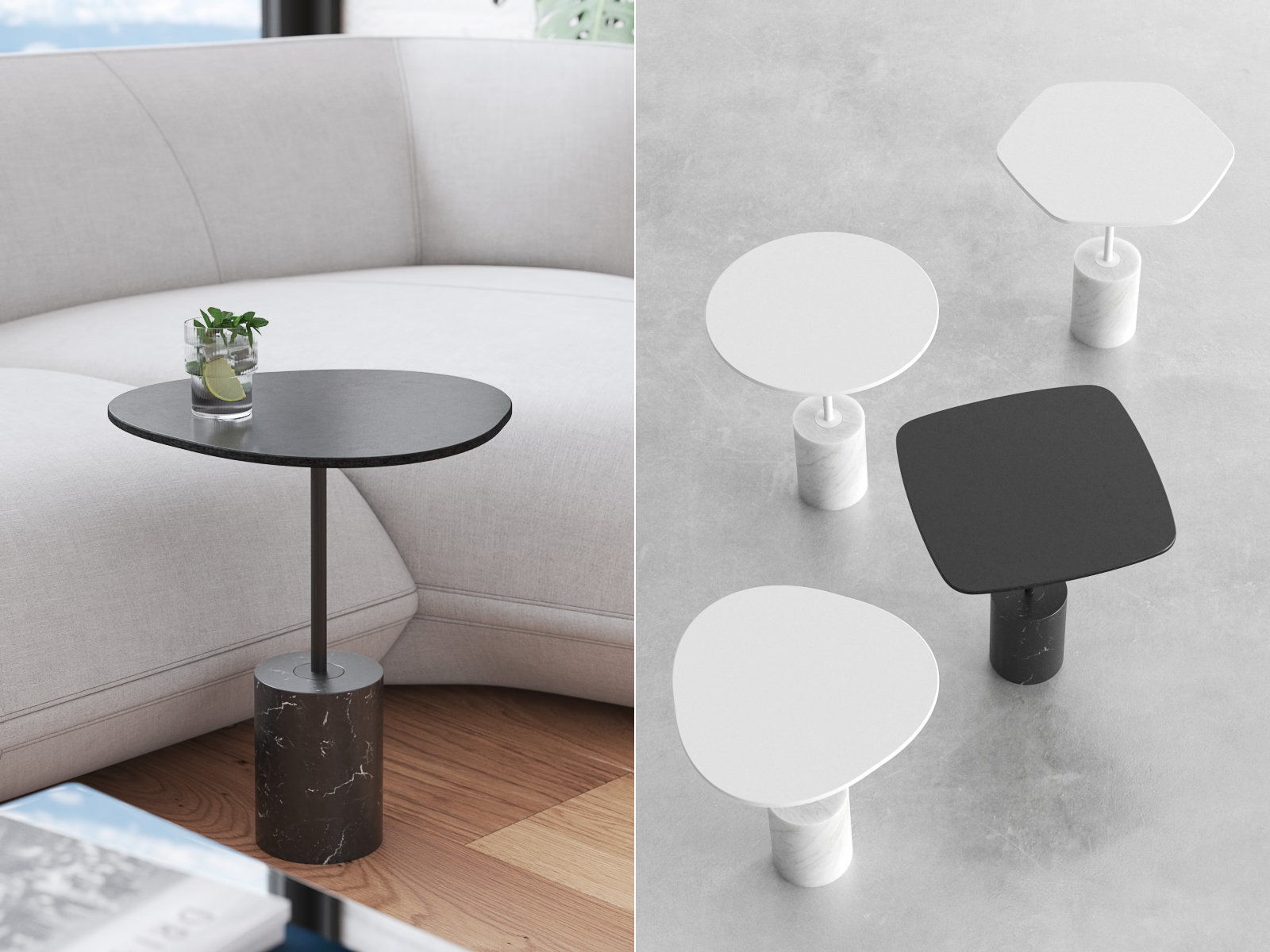 Jey Side Table 3D model_1