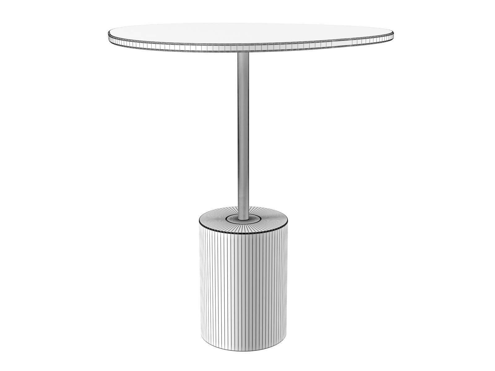 Jey Side Table 3D model_4