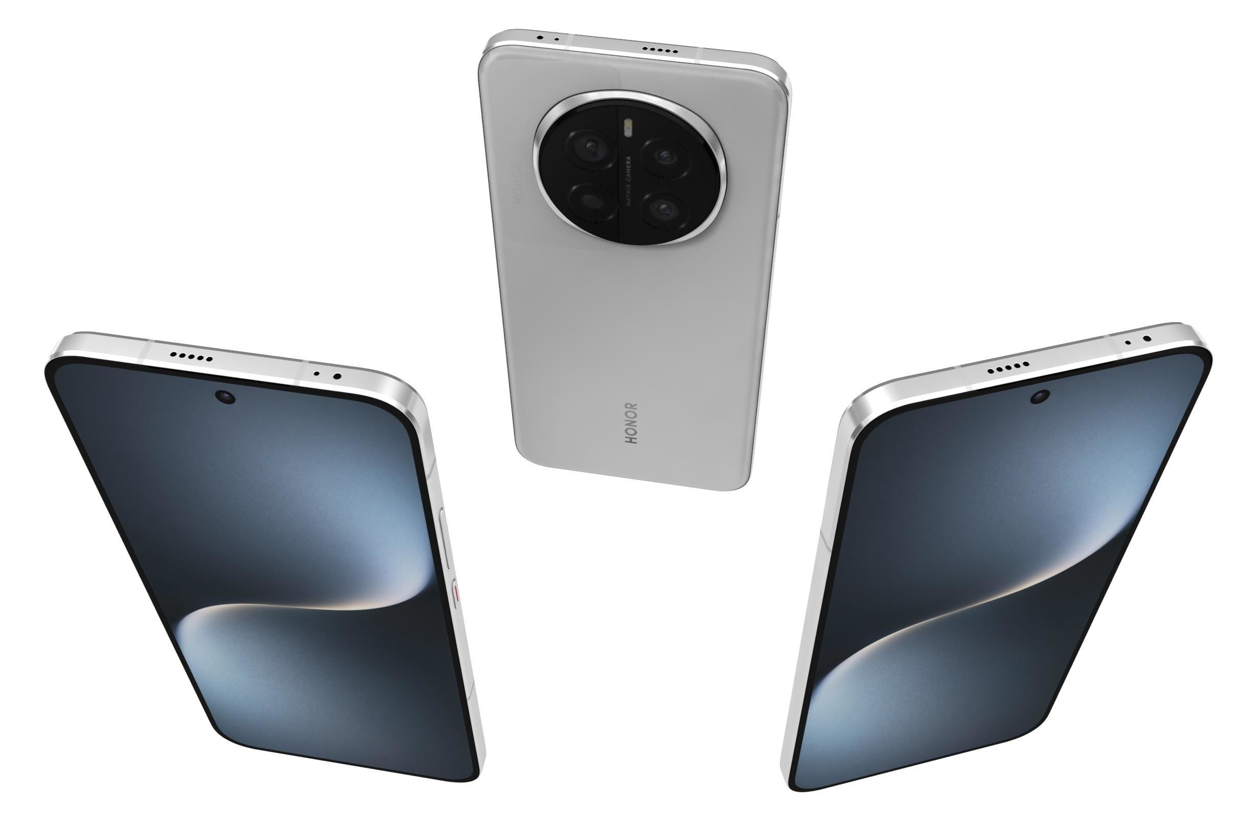 Honor Magic 7 All Colors 3D model_12