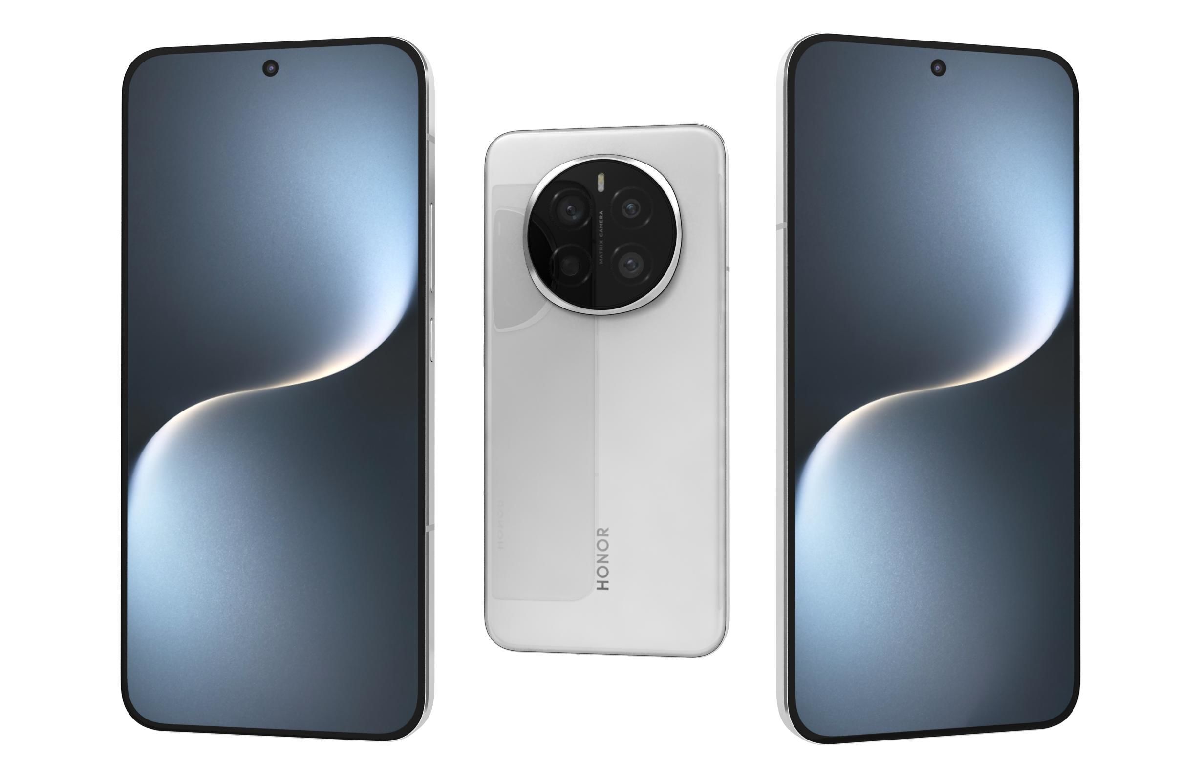 Honor Magic 7 All Colors 3D model_11