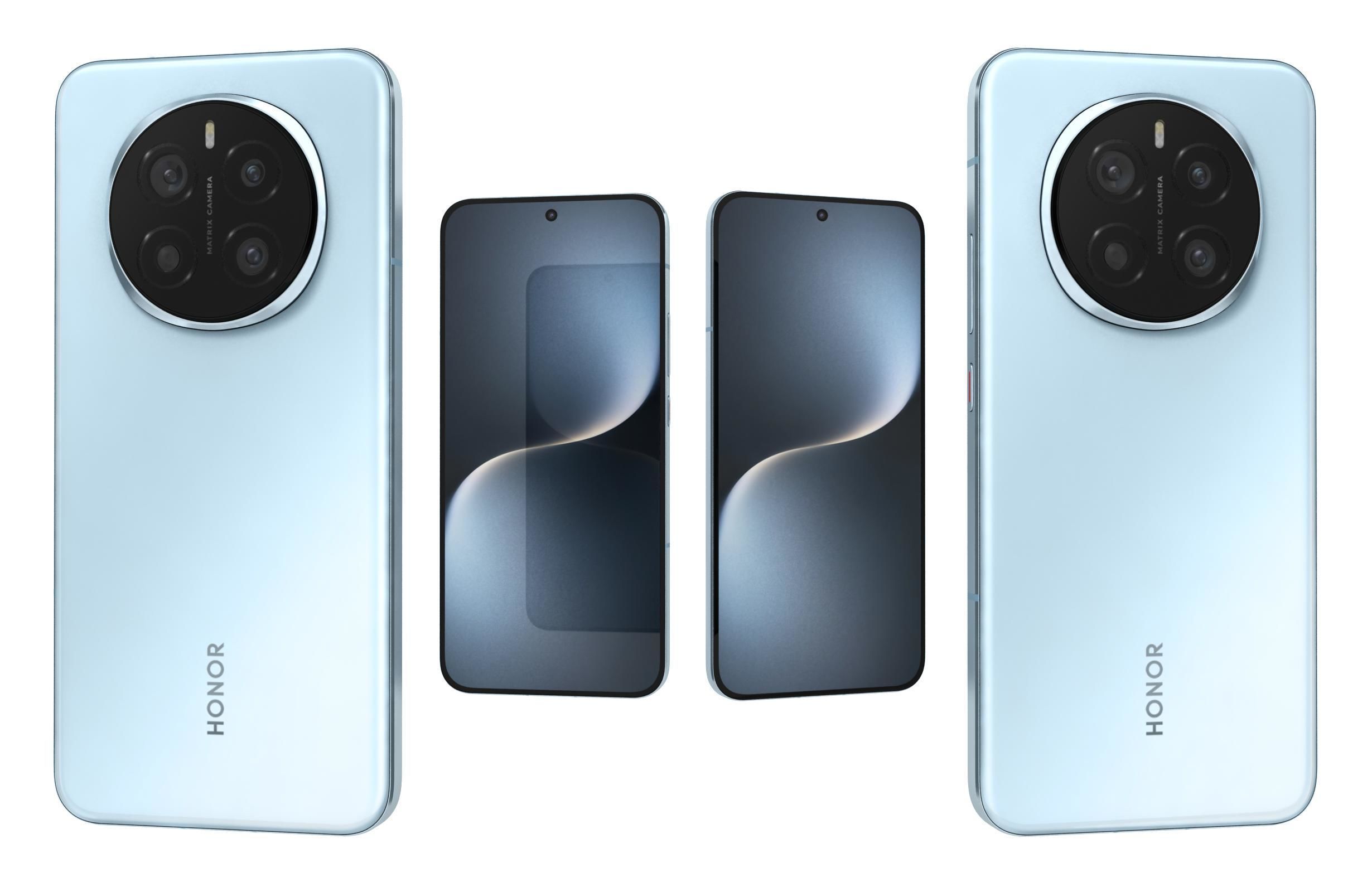 Honor Magic 7 All Colors 3D model_4