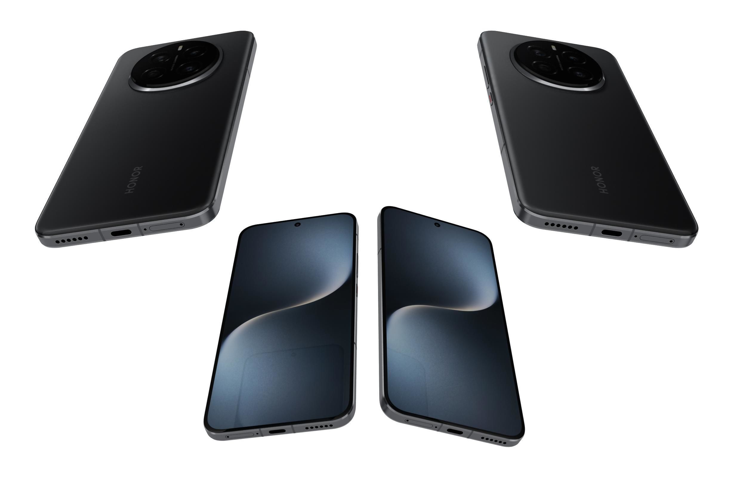 Honor Magic 7 All Colors 3D model_36