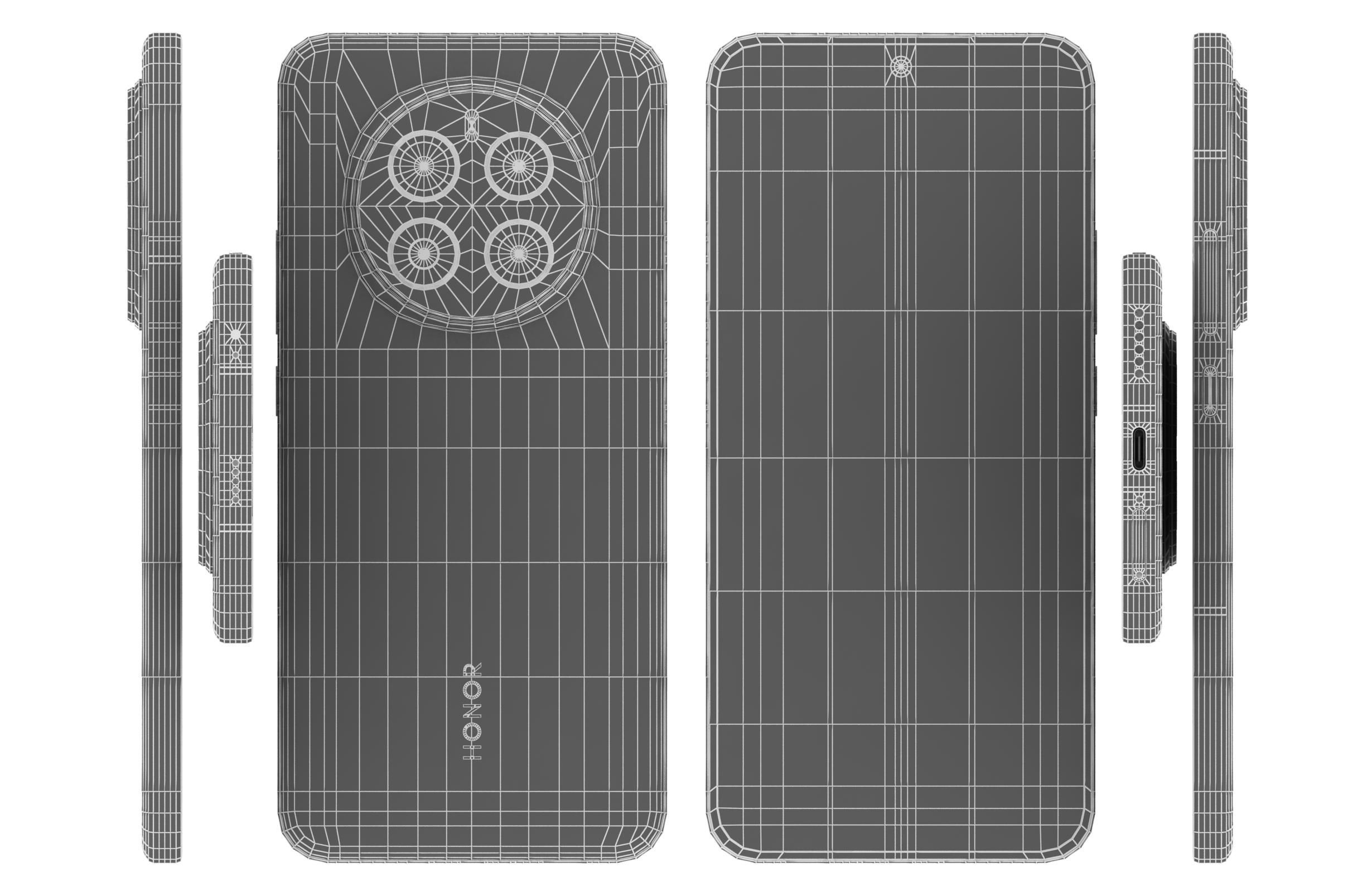 Honor Magic 7 All Colors 3D model_51