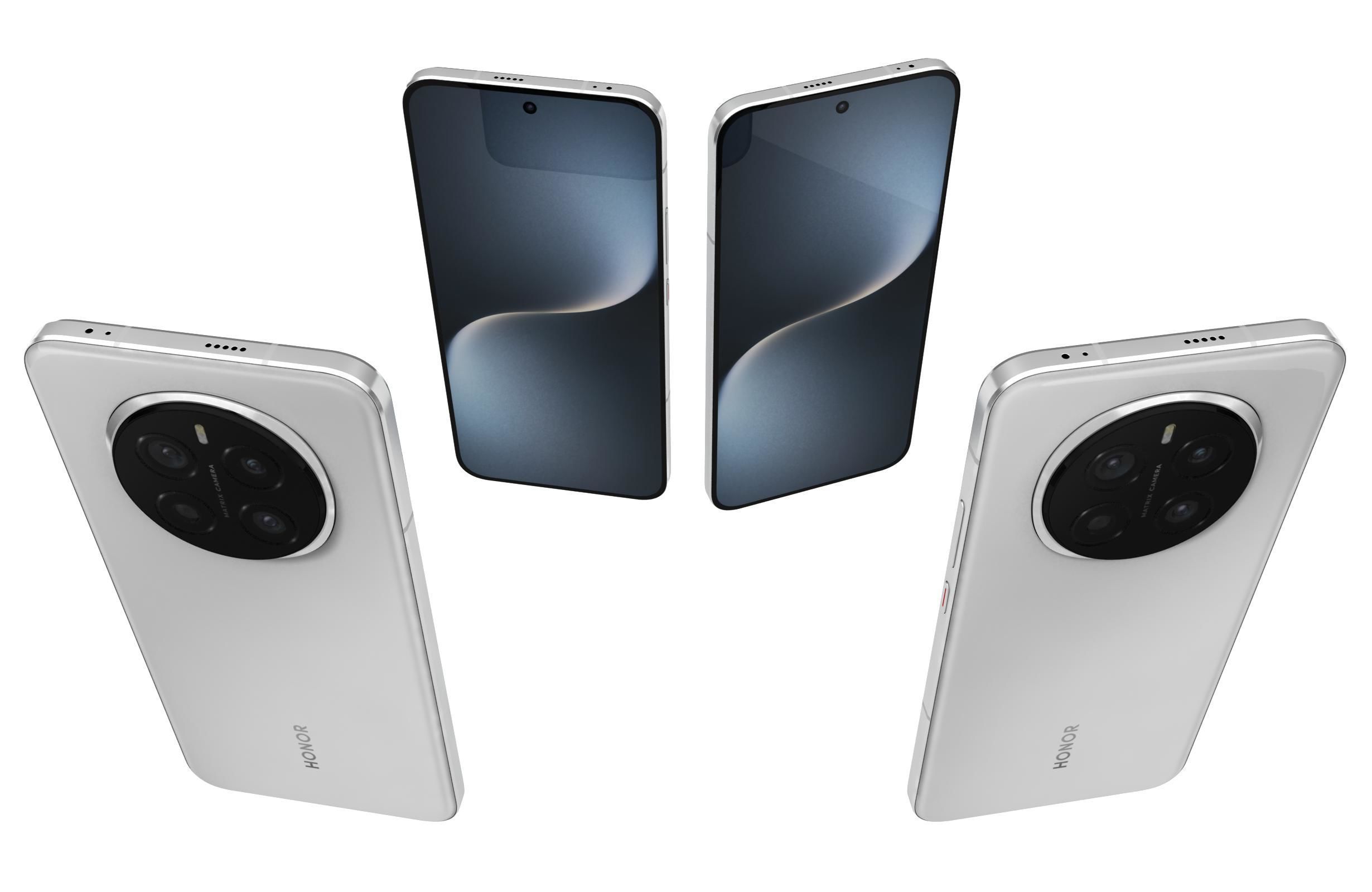 Honor Magic 7 All Colors 3D model_15