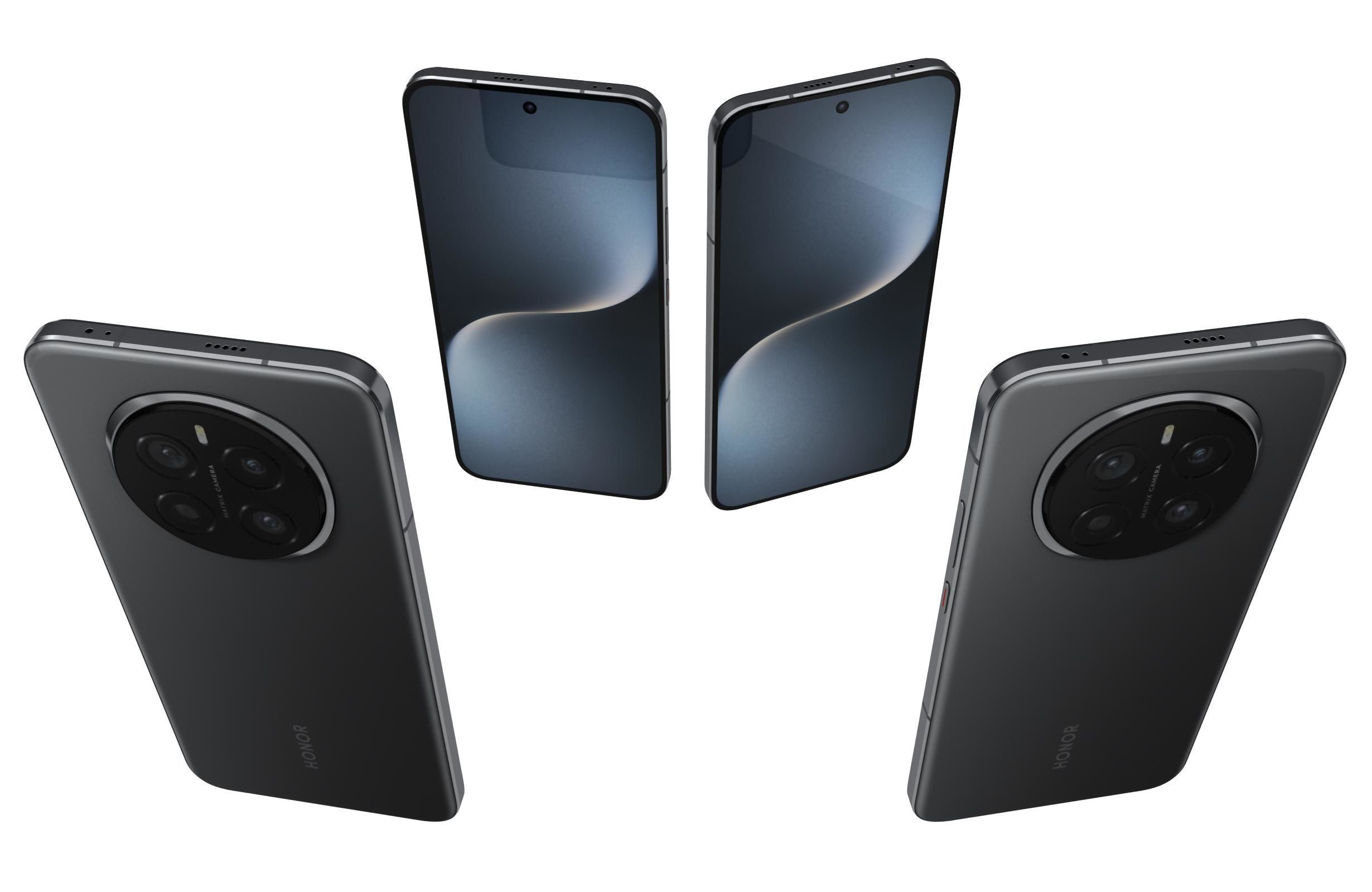 Honor Magic 7 All Colors 3D model_35