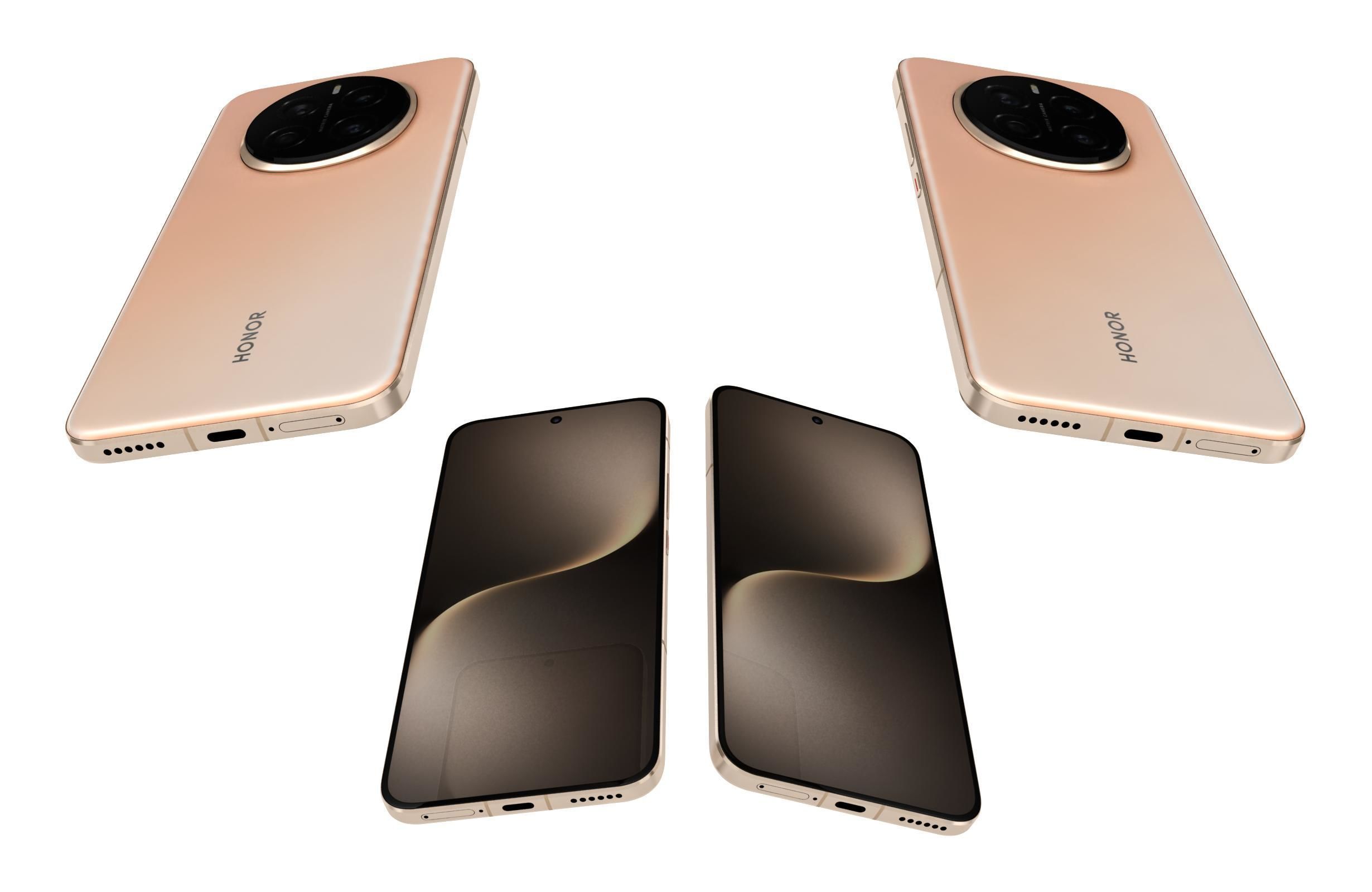 Honor Magic 7 All Colors 3D model_46