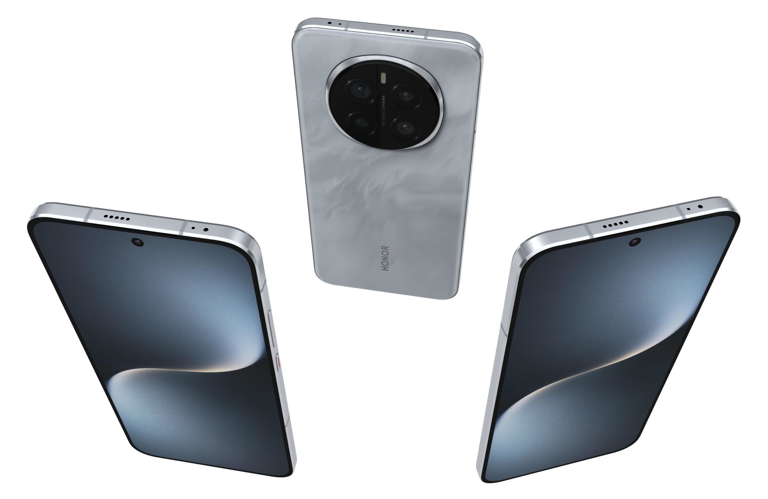 Honor Magic 7 All Colors 3D model_22