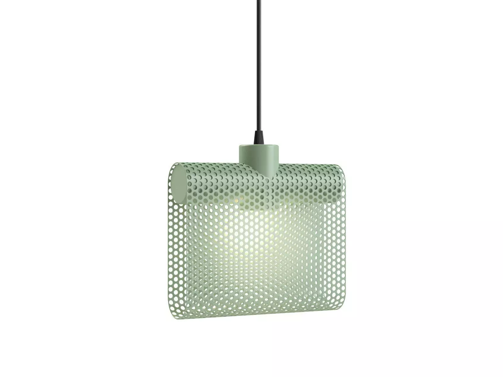Grid Pendant Lamp 3D model_0