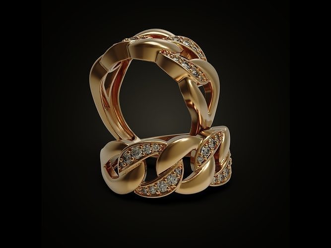 chain ring 3D print model
