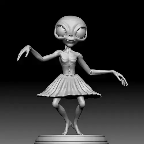 Alien Statue - 0250