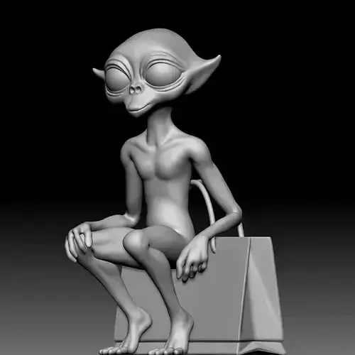 Alien Statue - 0280