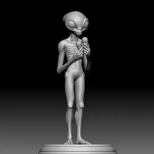 Alien Statue - 0290