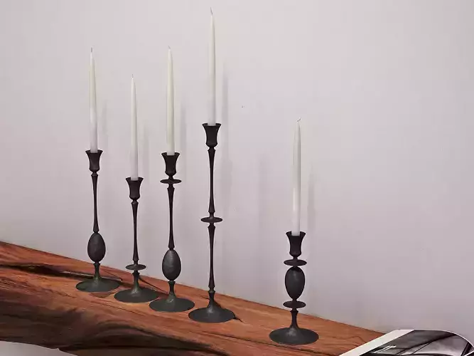 Biedermeier Candlesticks