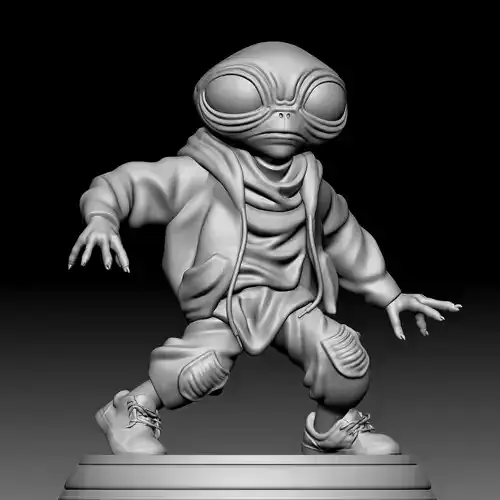 Alien Statue - 0310