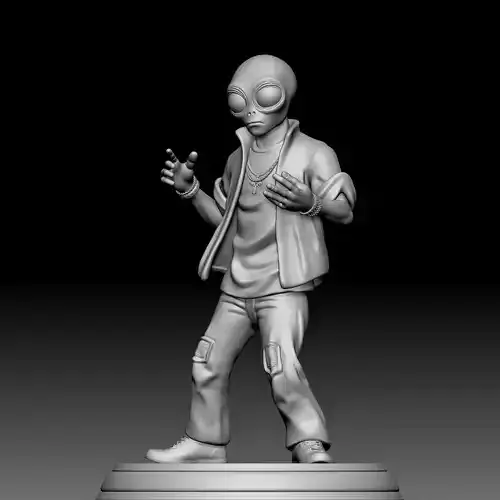 Alien Statue - 0330