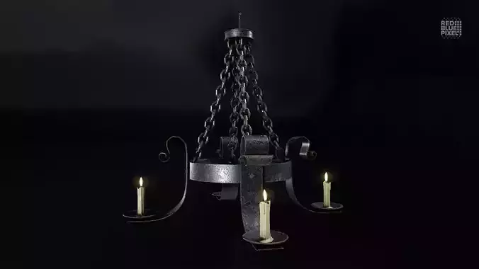 Medieval Chandelier 02