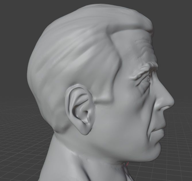 Humphrey Bogart 3D print model_7