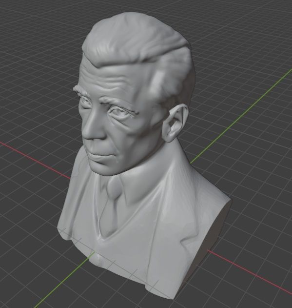 Humphrey Bogart 3D print model_3
